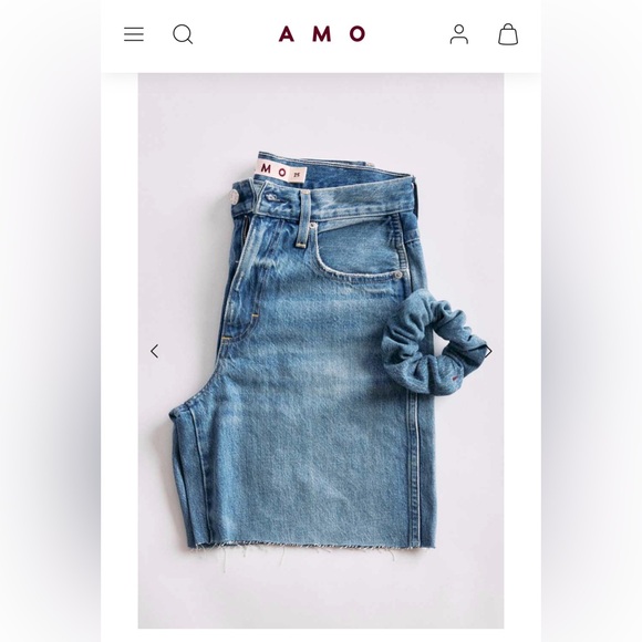 AMO Denim - AMO Light Blue High Rise Jeans
